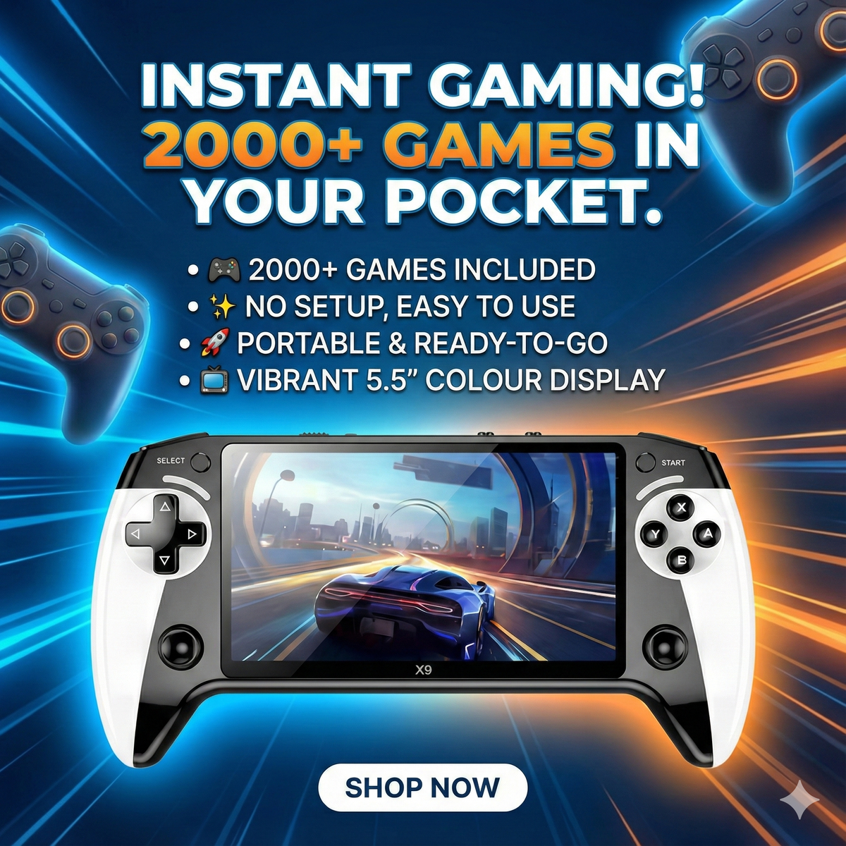 Retro Pocket Gaming Console